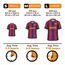 Iconic Puzzles FC Barcelona Jersey Puzzlespiel 150 Stück(e) Sport, Farbe: Schwarz, Blau, Rot, Weiß, Gelb, 4 image