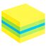 3M Post-it 2051L Klebezettel Quadratisch Blau, Grün, Türkis, Gelb 400 Blätter Selbstklebend, 3 image