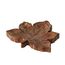 Boltze 2061288 Dekorative Schüssel Braun Holz