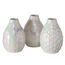 Boltze 2080309 Vase Vase mit runder Form Keramik Weiß