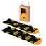 Boltze 2083426 Socke Unisex Crew-Socken Schwarz, Orange 2 Paar(e)