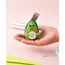 I am Creative Positive Avocado, Gehäkeltes Mini Plüschtier / Glücksbringer, Grün, 7.5 x 5.5 cm, 2 image