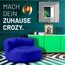 Lumaland Sitzsack-Sofa Blau Drinnen Stuhl, 3 image
