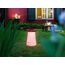 Wedo Teleskop-Hocker mit LED Funktion Rund Schwarz, Rot, Weiß, 7 image