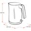 Melitta Look Aqua Wasserkocher 1,7 l 2400 W Schwarz, Edelstahl, 5 image