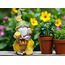 dameco 23121 Gartenfigur Gartenstatue Gnom Polyresin Schwarz, Grün, Pink, Weiß, Gelb 1 Stück(e), 3 image