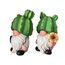 dameco 23571 Gartenfigur Gartenstatue Gnom Polyresin Schwarz, Grün, Grau, Pink, Weiß, Gelb 2 Stück(e), 2 image