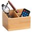 WENKO 23916100 Badezimmer-Aufbewahrungsbehälter Holz Bambus Badezimmer-Organizer, 3 image