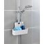 WENKO 23961100 Wandregal für Badezimmer Polyurethan, Polyvinylchlorid (PVC), 2 image