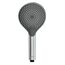 WENKO 24921100 Duschkopf Handduschbrause mit Kopf Silber, Grau