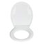 WENKO 25334100 Toilettensitz Harter Toilettensitz Thermoplast Weiß