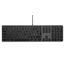 LMP KB-3421-BIG Tastatur Universal USB Schweiz Grau