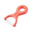 Fackelmann 26626 Schäler Obst & Gemüse Y-Schäler Grau, Pink