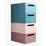 Exacompta The smart case, klappbare maxi-box a4+, skandi - pazifikblau - neu, Farbe: Blau, 11 image