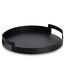 Zeller Present 27460 Serviertablett Bett-Serviertablett Rund Schwarz