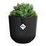 elho jazz rund mini 9cm living schwarz, Farbe: Schwarz, 2 image