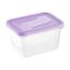 keeeper Fredo Rechteckig Container 2 l Violett, Transparent 2 Stück(e)