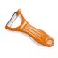 Kisag 31208-00 Schäler Obst & Gemüse Schwenkbarer Schäler Orange, Farbe: Orange