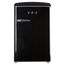 SPC Kühlschrank mit Gefrierfach, KS2777-2 schwarz, Farbe: Schwarz
