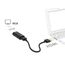 DeLOCK 0.15m, HDMI/VGA 0,15 m VGA (D-Sub) Schwarz
