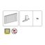Gardinia Home Decor Plissée Solo Weiß 40 x 130 cm, Farbe: Weiß, 8 image