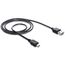 DeLOCK 3m USB 2.0 A - mini USB m/m USB Kabel USB A Mini-USB B 0,48 Gbit/s Schwarz