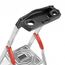 Hailo 8160-707 Leiter Klappleiter Aluminium, Schwarz
