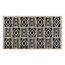 dameco 39616 Türmatte Dekorative Fußmatte Draußen Rechteckig Schwarz, Beige