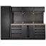 KRAFTWERK 3964B-BLK Garagenschrank Bodenstehend Werkzeuglagerung