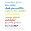 Edding 1340 Glitzer Filzstift Aqua, Schwarz, Blau, Grün, Hellgrün, Orange, Violett, Rot, Gelb 1 Stück(e), 2 image