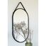 House Nordic 4001080 Wandspiegel Oval Schwarz