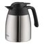 Thermos THV Thermosflasche 1 l Edelstahl, Schwarz