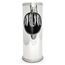 Relaxdays Standaschenbecher Edelstahl 37 cm