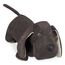 Relaxdays 4052025306137 Türstopper Grau Polyester, Kunstleder