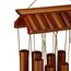 Relaxdays Bambus Windspiel "Tempel", 6 image