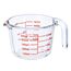 Relaxdays 4052025422646 Messbecher 0,5 l Borosilikatglas