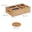 Relaxdays 10049432 Bett-Serviertablett Rechteck Holz, 4 image