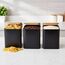 Relaxdays Vorratsdosen 3er Set Kaffee Tee Zucker, 3 image