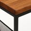 Relaxdays Beistelltisch mit Zeitungsablage C-Form, 3 image