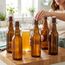 Relaxdays 10053817 Flasche 0,5 l Braun, Transparent, 2 image