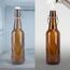 Relaxdays 10053817 Flasche 0,5 l Braun, Transparent, 3 image