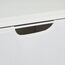 Relaxdays 10052107_49 Wäschekorb 46 l Rechteckig MDF-Platten, Metall, Polyester Weiß, Farbe: Weiß, 5 image
