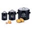 Relaxdays Kartoffel Aufbewahrungsbox 3er Set