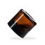 Relaxdays 10050917_1428 Rund Glas, Kunststoff Schwarz, Braun, 5 image