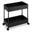 Relaxdays 4052025872083 Ablage & Regal Kunststoff Schwarz, Farbe: Schwarz
