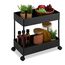 Relaxdays 4052025872083 Ablage & Regal Kunststoff Schwarz, Farbe: Schwarz, 2 image