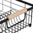 Relaxdays Abtropfgestell mit Auffangschale, Farbe: Schwarz, Holz, 6 image
