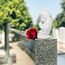 Relaxdays 10030897_49 Religiöse Gartenstatue Polyresin Weiß 1 Stück(e), 3 image