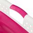Relaxdays 10025601_52 Wäschekorb 37 l Rechteckig Kunststoff, Thermoplastischer Gummi (TPR) Pink, Weiß, Farbe: Pink, Weiß, 7 image