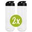 Gastroback Design Smoothie Maker Mix & Go 0,6 l Sport-Mixer 300 W Edelstahl